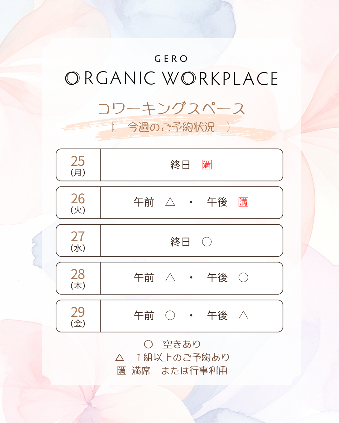 予約状況 (75)