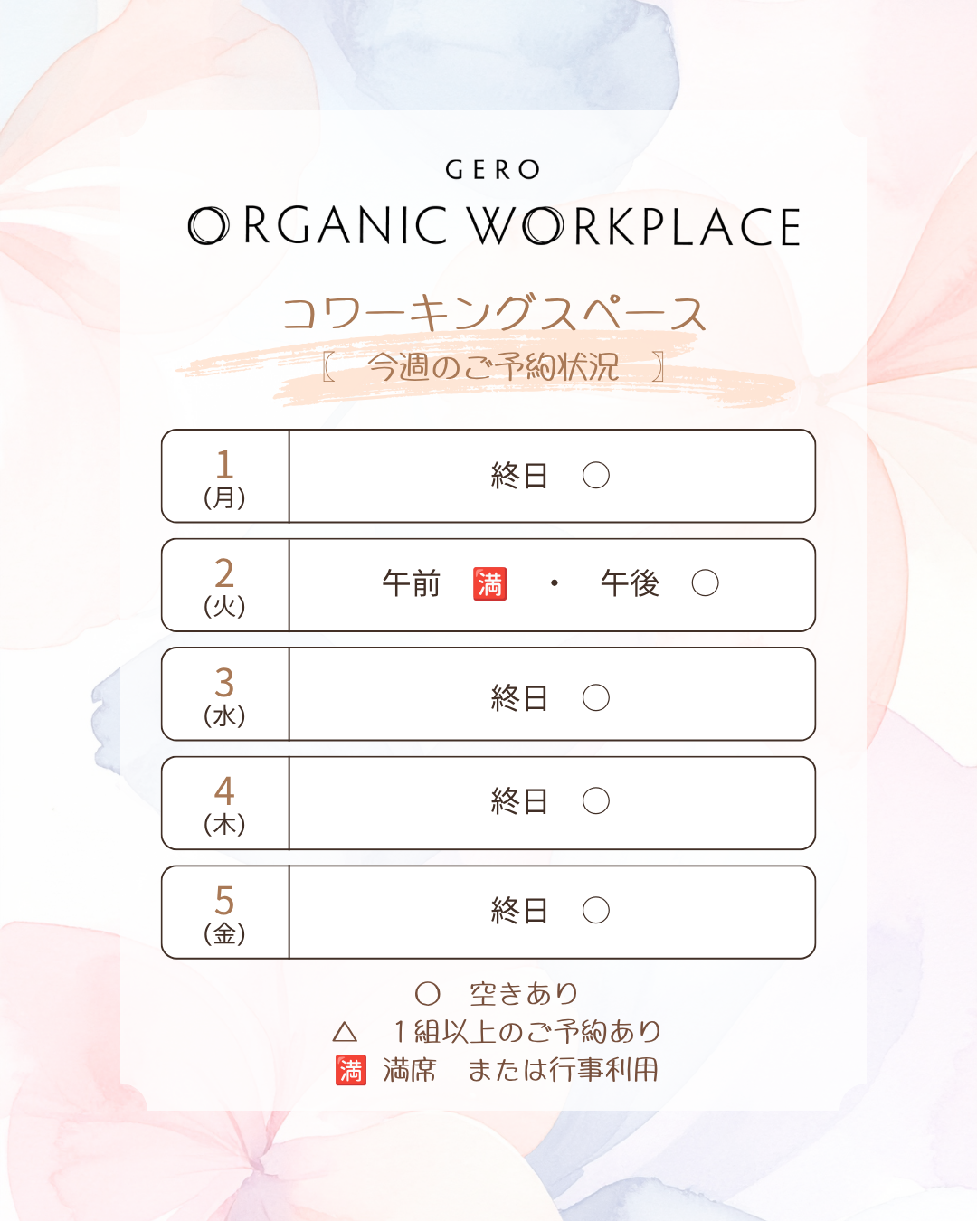予約状況 (77)