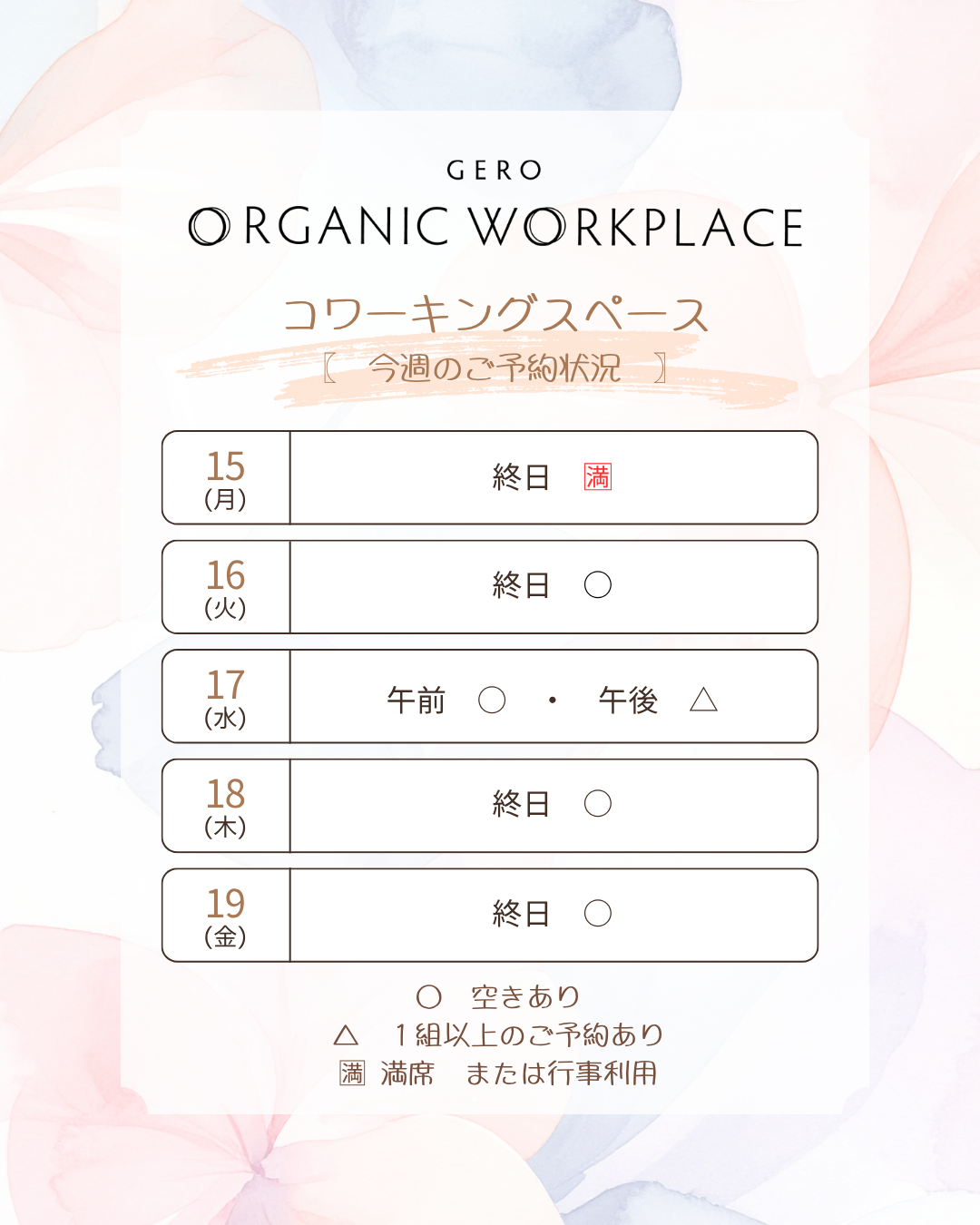 予約状況 (80)